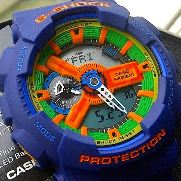 Casio Premium Blue Color Guard Series G-Shock - Picture 3 of 9
